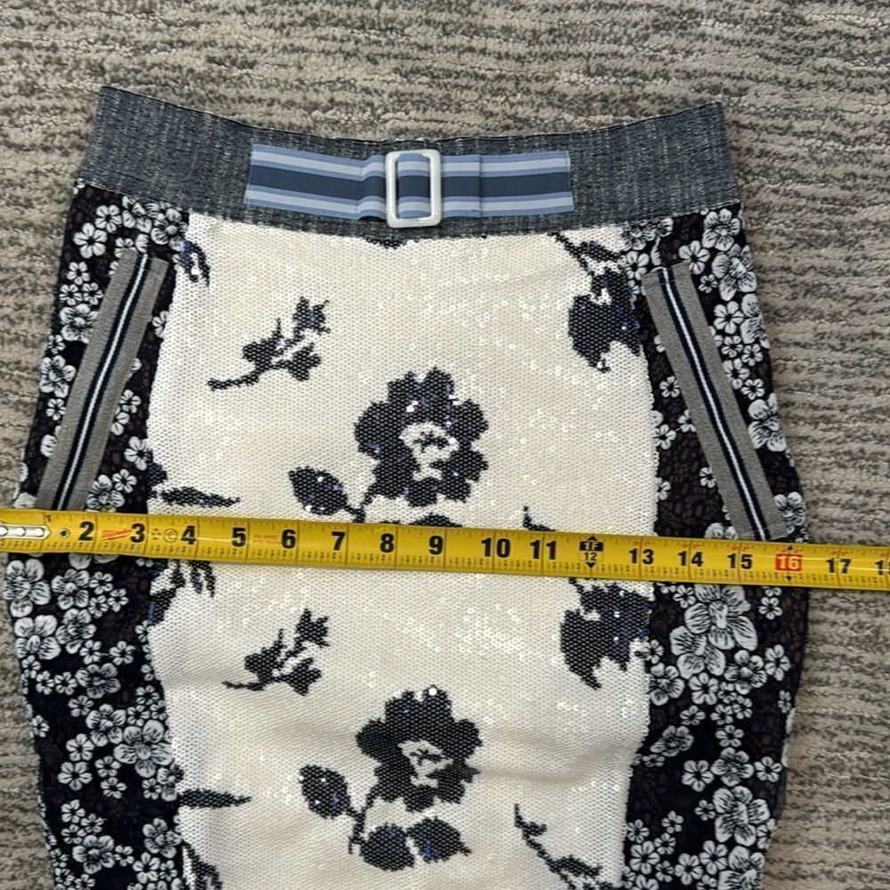NWT BYRON LARS Sequin Skirt In Maritime Floral Size 2 - Picture 9 of 12